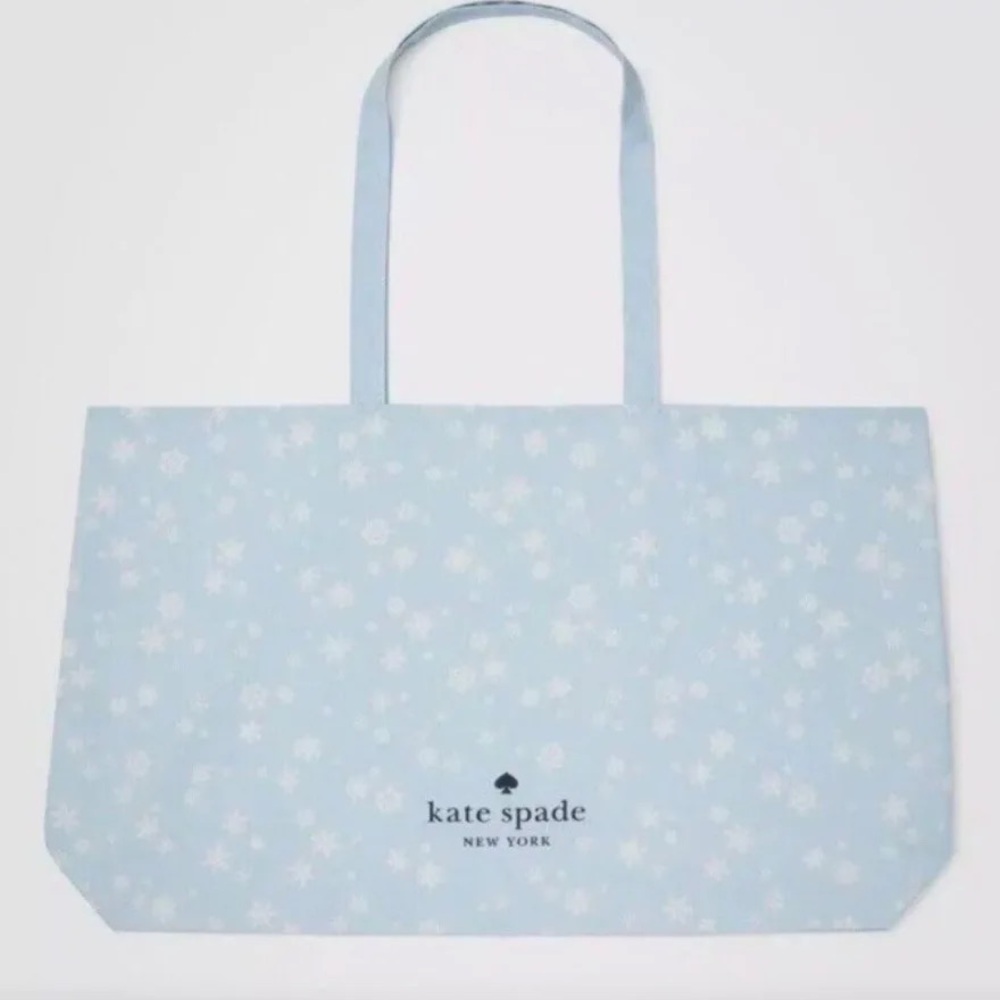 Kate Spade Light Blue Floral Tote
